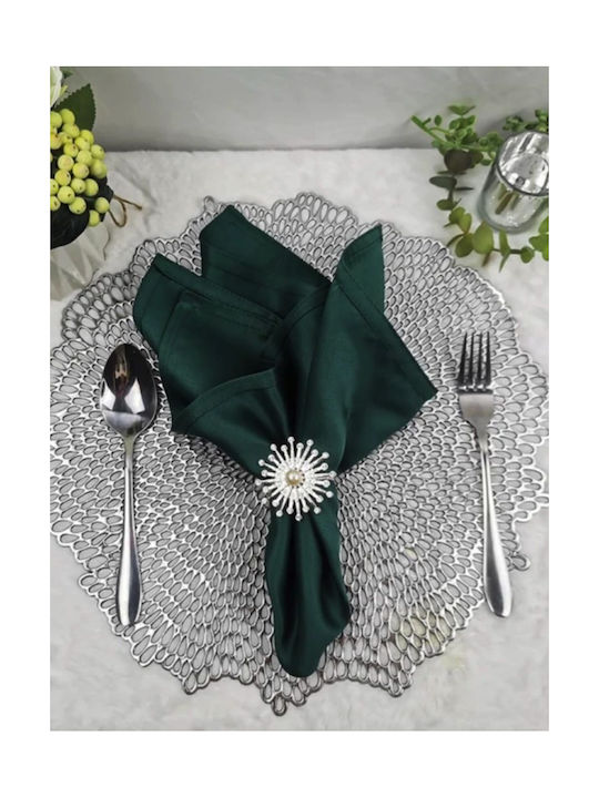 Placemats Metalic Argintiu 4buc