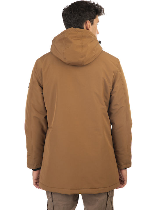 Winter Jacket Parka Brown