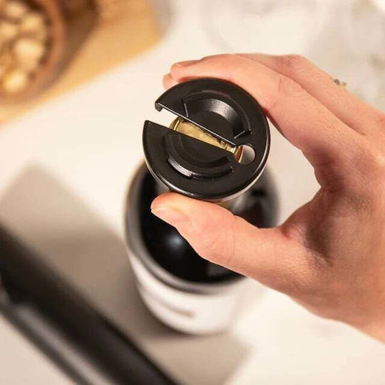 Vacuvin Ηλεκτρικό Ανοιχτήρι Μπουκαλιών 25w Usb-c Μαύρο