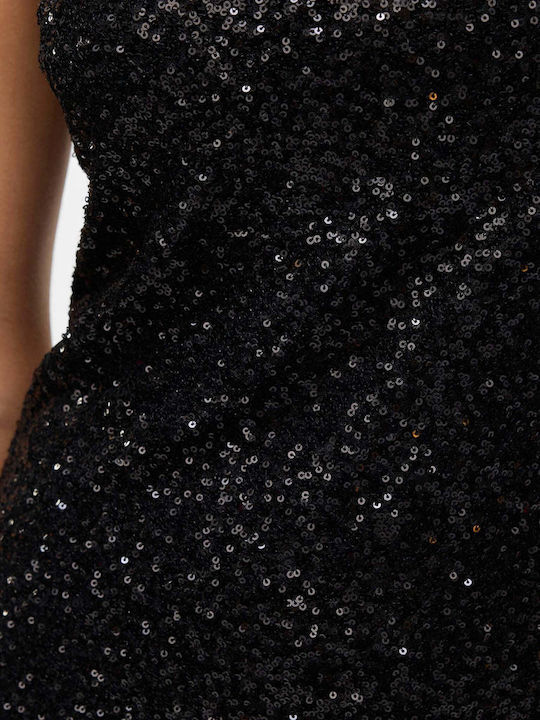 Something Summer Mini Evening Dress Black