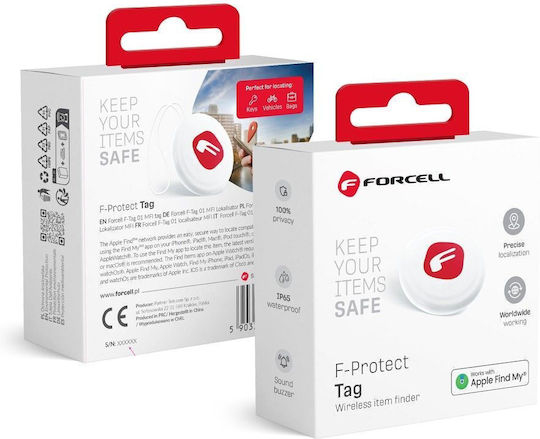 Forcell F-TAG F01 Apple Find My Weiß