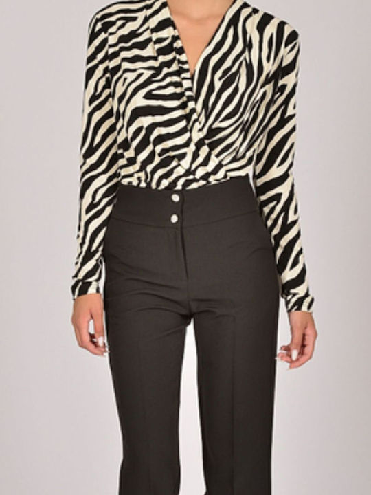 Dama Tesatura Pantaloni Black