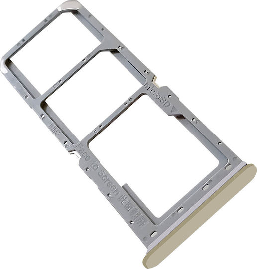 Clappio Sim Card Tray Realme 9i 5g Dual Nano Sim Micro-sd Gold