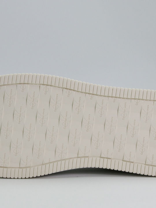 Bold Vulc Flatform Leather S Flatforms Sneakers White