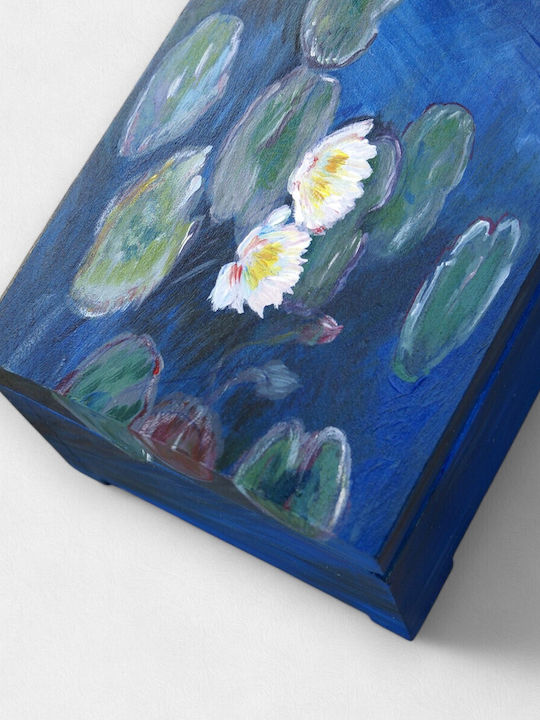 Artifact Ξύλινο Κουτί Νουφαρα Του Monet 18χ12χ10cm