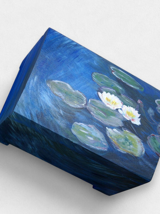 Artifact Ξύλινο Κουτί Νουφαρα Του Monet 18χ12χ10cm
