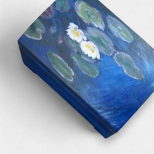 Artifact Ξύλινο Κουτί Νουφαρα Του Monet 18χ12χ10cm