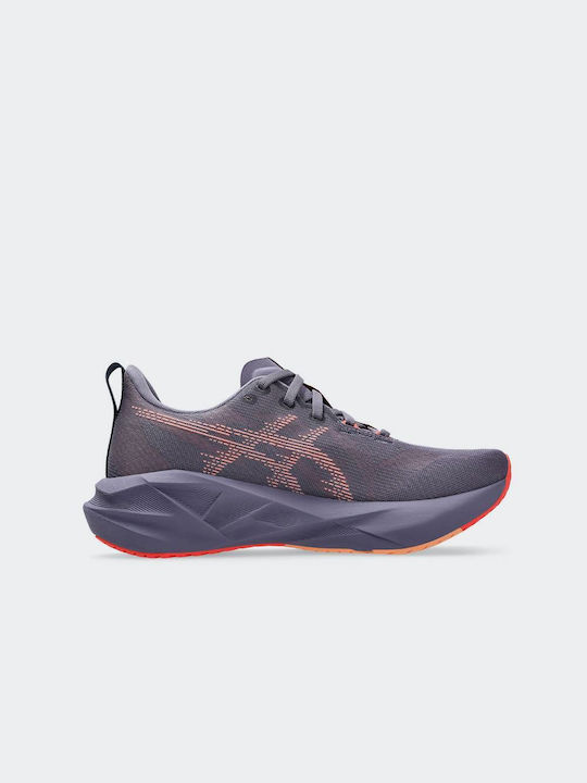 ASICS Novablast 5 Running Greyish Purple / Coral Reef