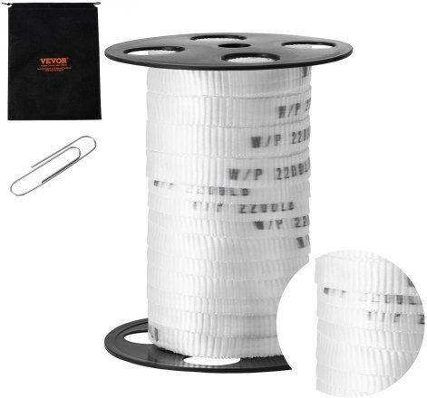 Vevor Πολυεστερική Ταινία Έλξης 5/8" X 108' Αντοχή 2200 Lbf Λευκή Dlldb33m159mxk8ptv0
