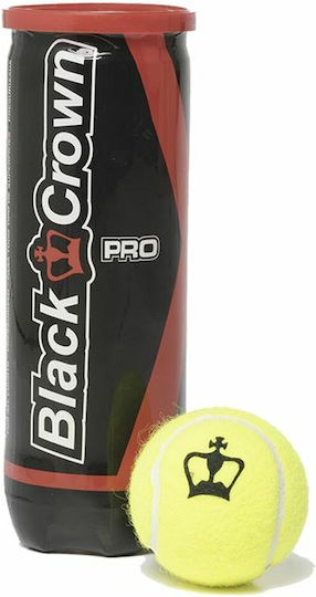 Black Crown Tennisbälle für Turnier 3 Stück