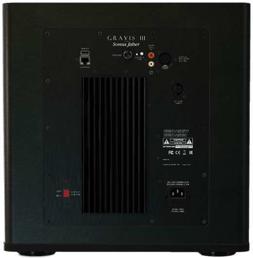 Sonus Faber Gravis Iii Αυτοενισχυόμενο Subwoofer Καφέ
