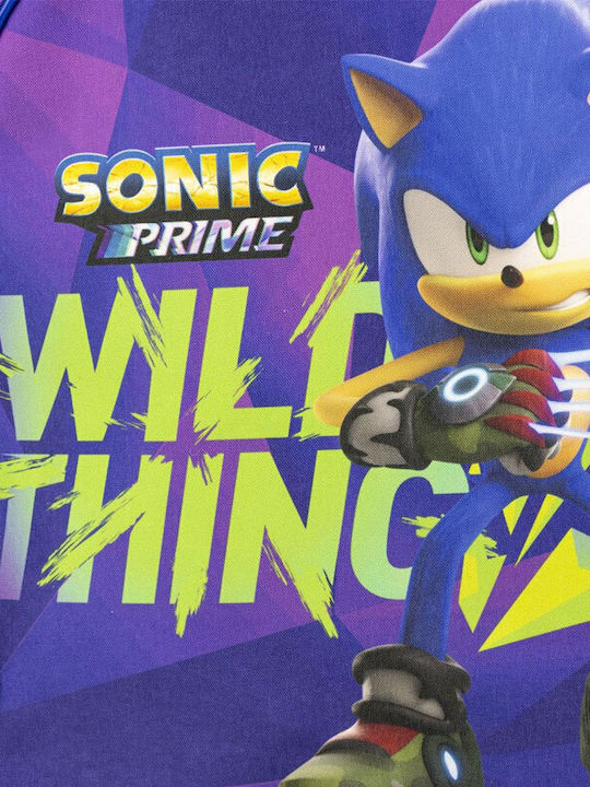 Cerda Sonic Prime Ghiozdan de Școală Primară Albastru cu Husă pentru Sticlă de Apă
