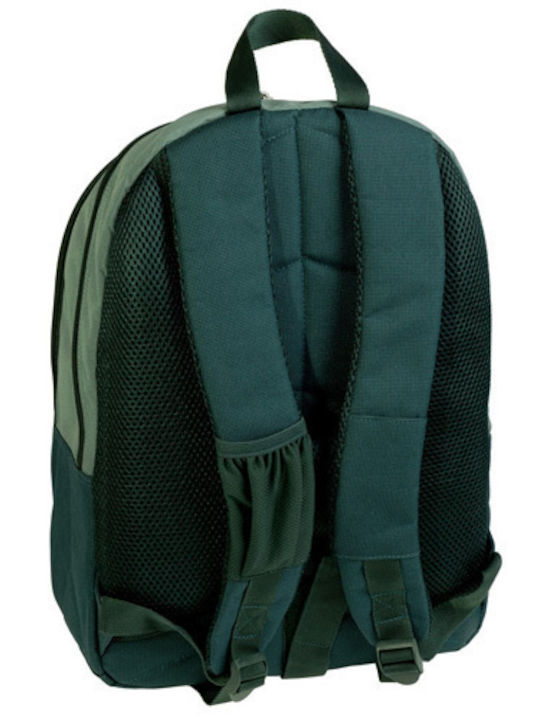 Busquets Xsport School Bag Backpack Junior High-High School Green with Water Bottle Holder