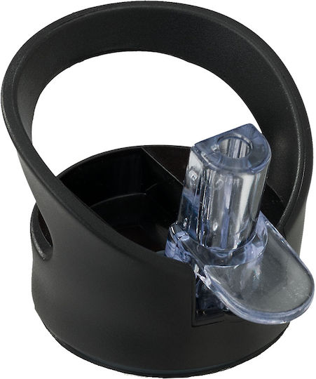 Fresk Kids Water Bottle Thermos Stainless Steel with Straw Swallow 350ml with Black Cap