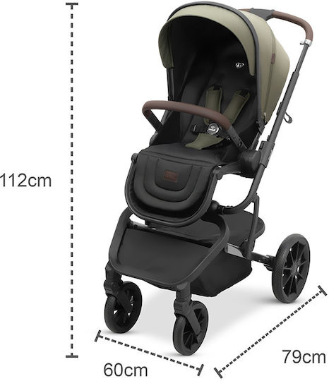 Dovadi Fly Adjustable 3 in 1 Baby Stroller Suitable for Newborn Forest Green