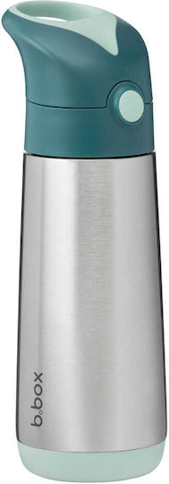 Παγούρι Θερμός 500ml Καλαμάκι B.box Emerald Forest