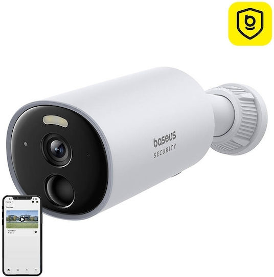 Baseus S0SV002130 IP Surveillance Camera Wi-Fi Full HD+ 4MP Waterproof with Two-Way Communication