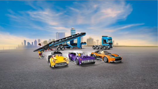 LEGO Lego-Stadt City Auto Transporter LKW Mit Sportwagen Für 7+ Jahre 998Stücke