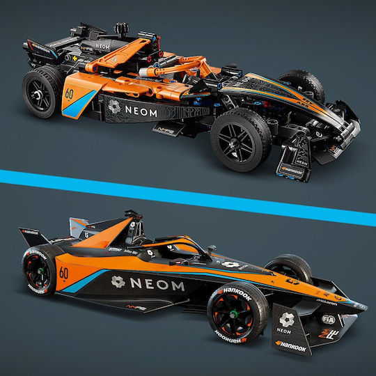 LEGO Technic Neom Mclaren Formula E Race Car Pentru 9+ Ani 452 Bucăți