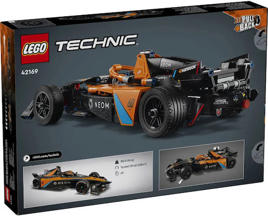 LEGO Technic Neom Mclaren Formula E Race Car Pentru 9+ Ani 452 Bucăți