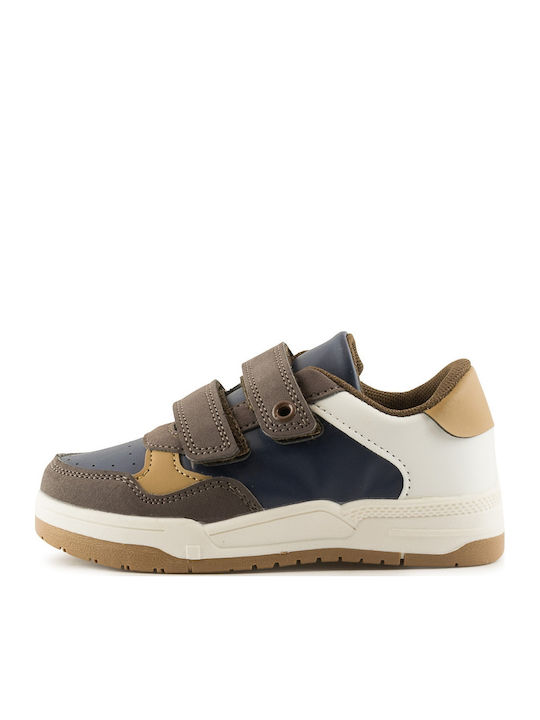 Kinder Sneakers mit Klettverschluss Braun