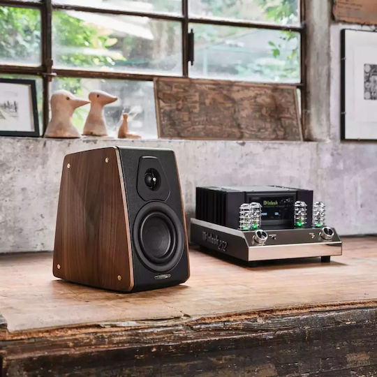 Sonus Faber Concertino G4 Maestro Edition Ζεύγος Ηχείων Hi-Fi Βιβλιοθήκης 150W 2 Δρόμων Π21.4xΒ29.7xΥ31.4εκ. Walnut