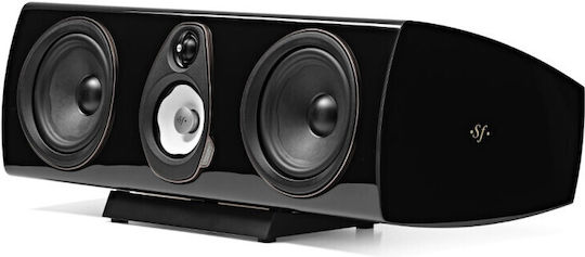 Sonus Faber Sonetto G2 Center Ηχείο Hi-Fi Κεντρικό 300W 3 Δρόμων Π64.8xΒ35.3xΥ23.5εκ. Μαύρο