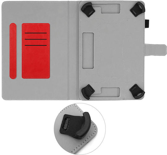 Clip Flip Cover Dauerhafte Rote Universal 10.5"-11" Tablets