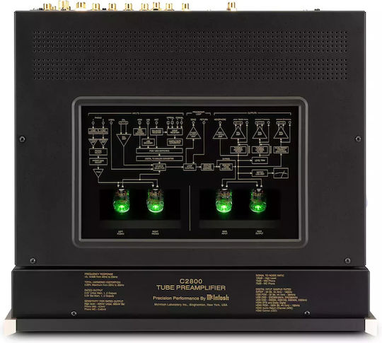 McIntosh C2800 Λαμπάτος Προενισχυτής Hi-Fi Stereo Μαύρος