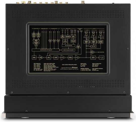 McIntosh C55 Προενισχυτής Hi-Fi Stereo Μαύρος