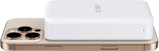 Tech-Protect PB12 LifeMag MagSafe Power Bank 20000mAh 15W με Θύρα USB-A και Θύρα USB-C Λευκό