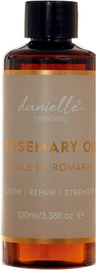 Danielle Creations Turban & Rosemary oil Hair Care Set for Reconstruction & Nourishment for Frizzy Hair with Oil 2pcs