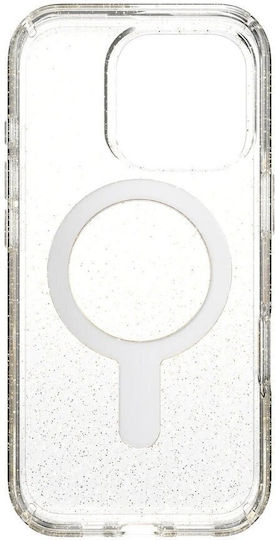 Speck Presidio Lux + Clicklock Back Cover Plastic / Silicone Clear / Gold Glitter (iPhone 16 Pro)
