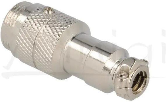 Ninigi Plug DIN male Silver (MIC343)