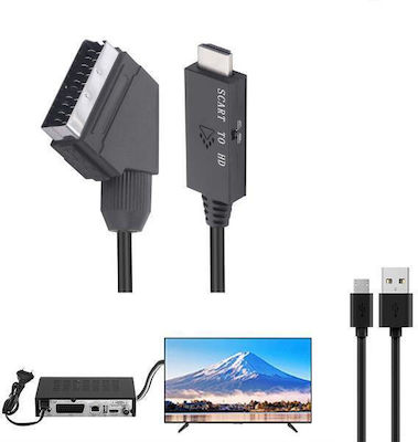 Μετατροπέας HDMI male σε Scart male 1τμχ