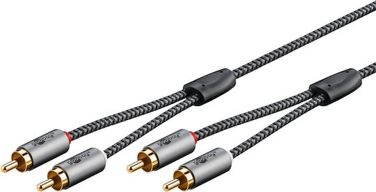 Goobay 5m 2x RCA male Cable (65295)