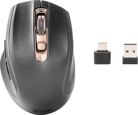 Yenkee YMS 2090 Ασύρματο Εργονομικό Bluetooth Ποντίκι Γκρι