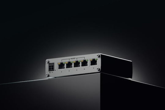 Teltonika TSW101 Unmanaged L2 PoE+ Switch με 5 Θύρες Gigabit (1Gbps) Ethernet