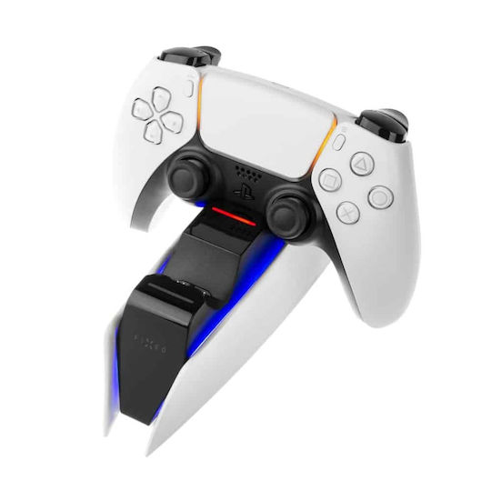 Feste Ladestation Fixps5-dcc-bw PS5 DualSense Controller 2x Docks Schnellladung LED USB-C Anschluss Schwarz
