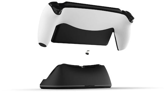 Imp Tech Imp Led Βάση για 1 χειριστήριο Playstation Portal Μαύρη
