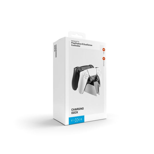 Feste Ladestation Fixps5-dcc-bw PS5 DualSense Controller 2x Docks Schnellladung LED USB-C Anschluss Schwarz