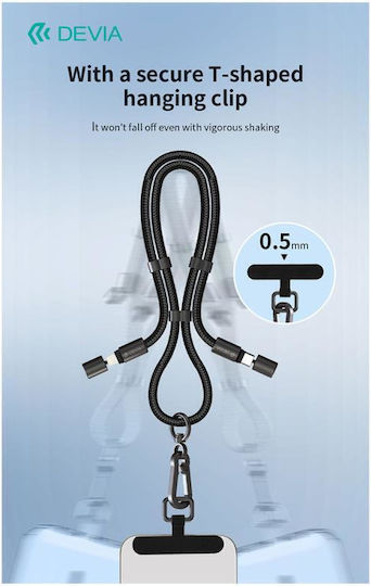 Devia USB 2.0 Cable USB-C male - USB-C 27W PD Μαύρο 1.2m EC658