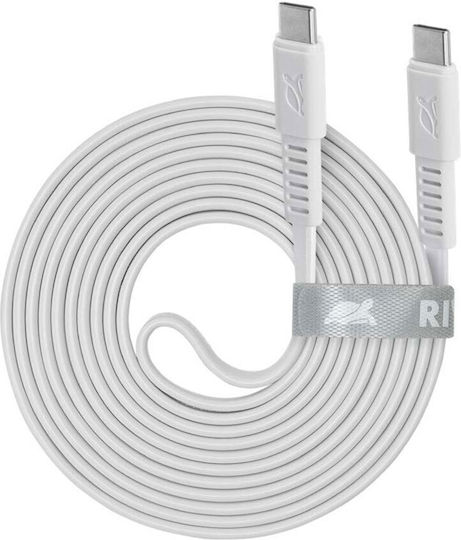Rivacase WT21 USB 2.0 Cable USB-C male - USB-C Λευκό 2.1m PS6005 WT21