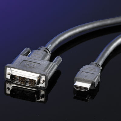 Roline Kabel DVI-D-Stecker - HDMI-Stecker 3m Schwarz (11.04.5532)