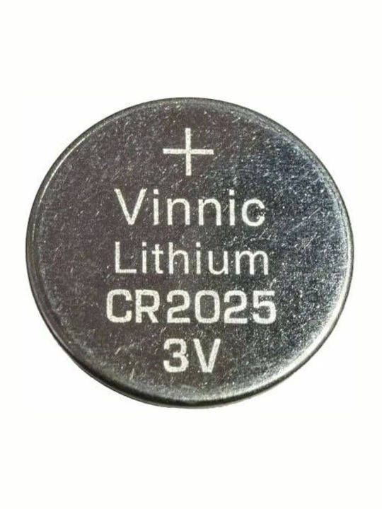 Vinnic Μπαταρία Λιθίου Ρολογιών CR2025 3V 1τμχ