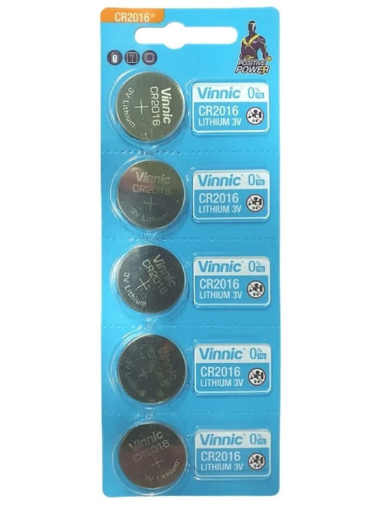 Maxell Hologram Baterii Litiu pentru ceasuri CR2016 3V 5buc
