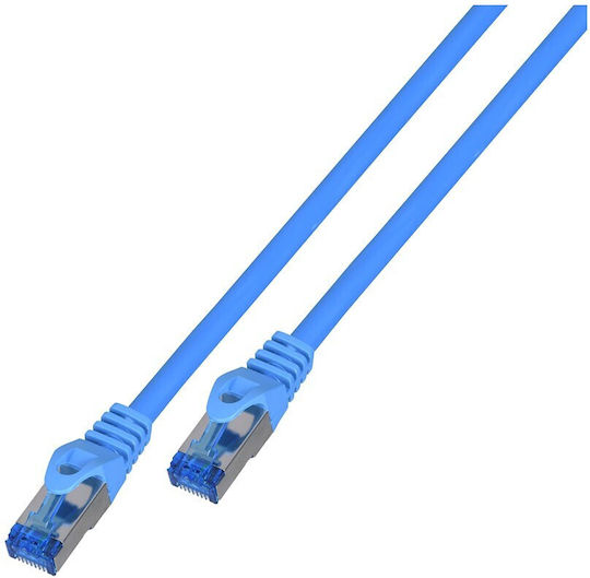 Lanberg S/FTP Cat.6a Ethernet Network Cable 20m Blue 1pcs