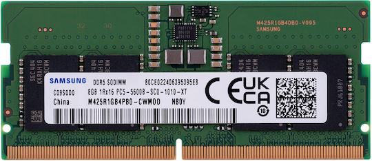 Samsung DDR5 με Module 1x8GB και Ταχύτητα 5600 για Laptop