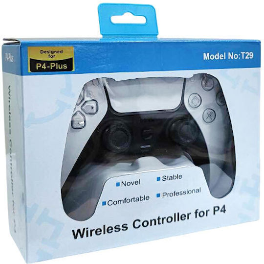 Factory Plus Ασύρματο Gamepad για PS4 Λευκό