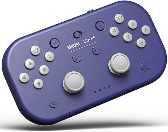 8Bitdo Lite SE Ασύρματο Gamepad για Android / Switch / iOS Μωβ